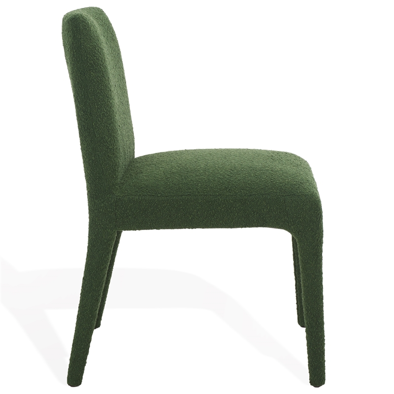 Safavieh Derrick  Birch and Steel  Dining Chair in Green