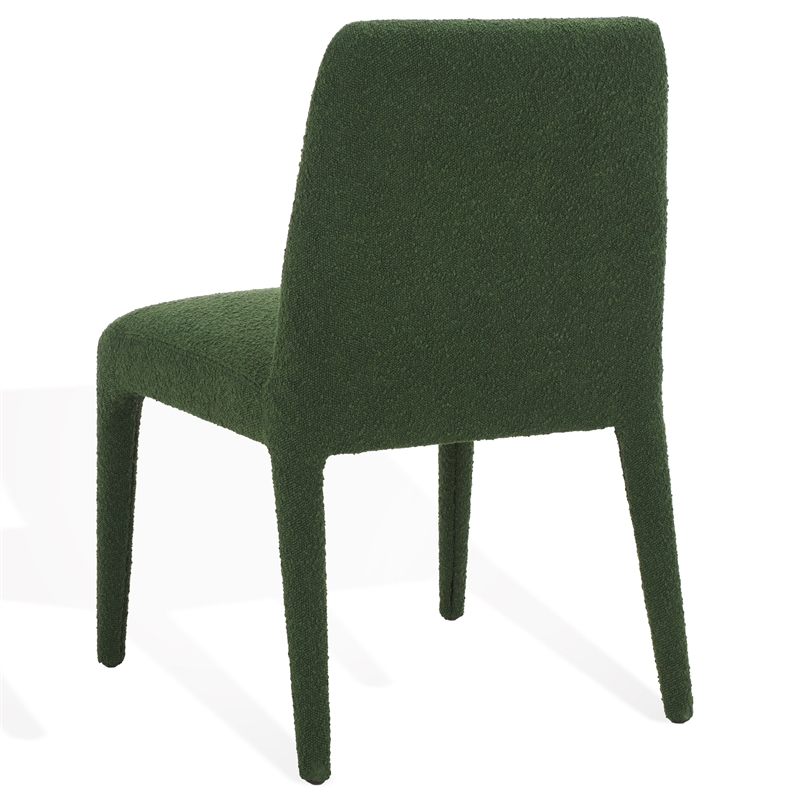 Safavieh Derrick  Birch and Steel  Dining Chair in Green