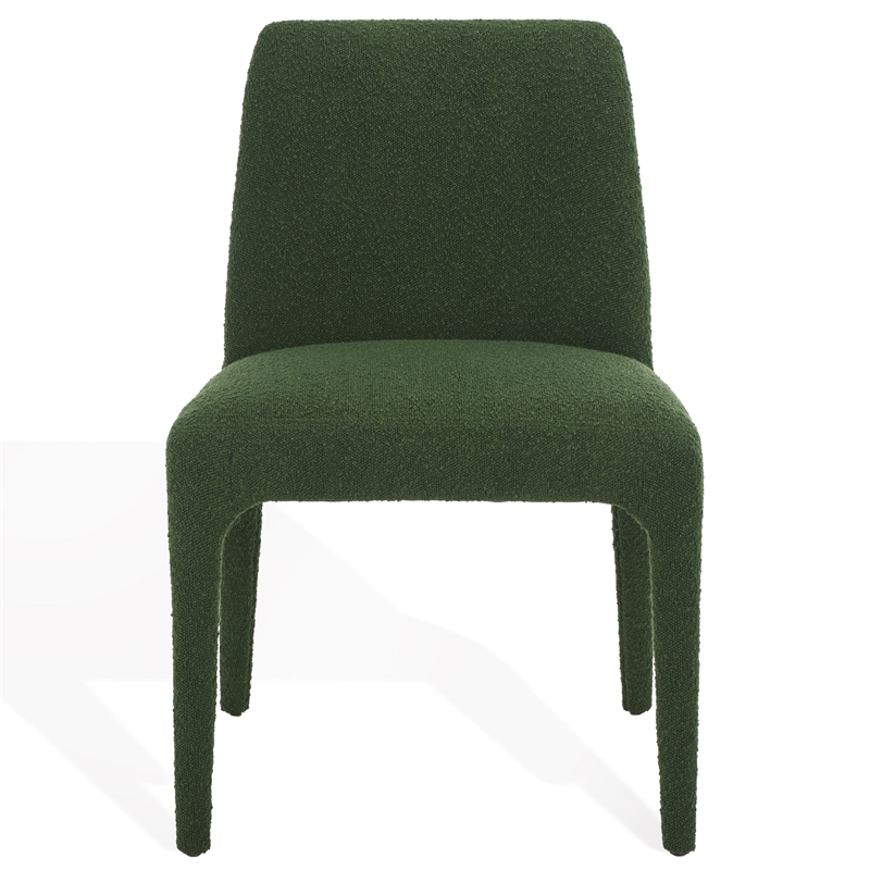 Safavieh Derrick  Birch and Steel  Dining Chair in Green