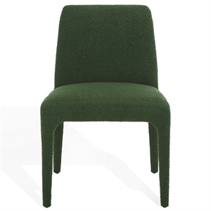 Safavieh Derrick  Birch and Steel  Dining Chair in Green