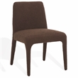 Safavieh Derrick Birch and Steel  Dining Chair in Brown