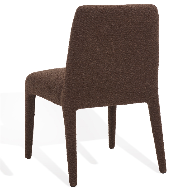 Safavieh Derrick Birch and Steel  Dining Chair in Brown