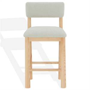 Safavieh Wrenley Wood Counterstool in Taupe / Natural