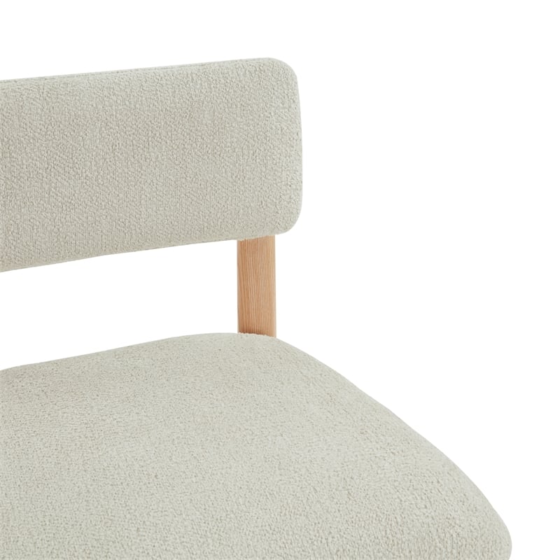 Safavieh Wrenley Wood Barstool in Taupe / Natural