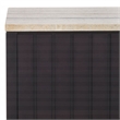 Safavieh Floris Wood and Iron  Nightstand in Black / Gray