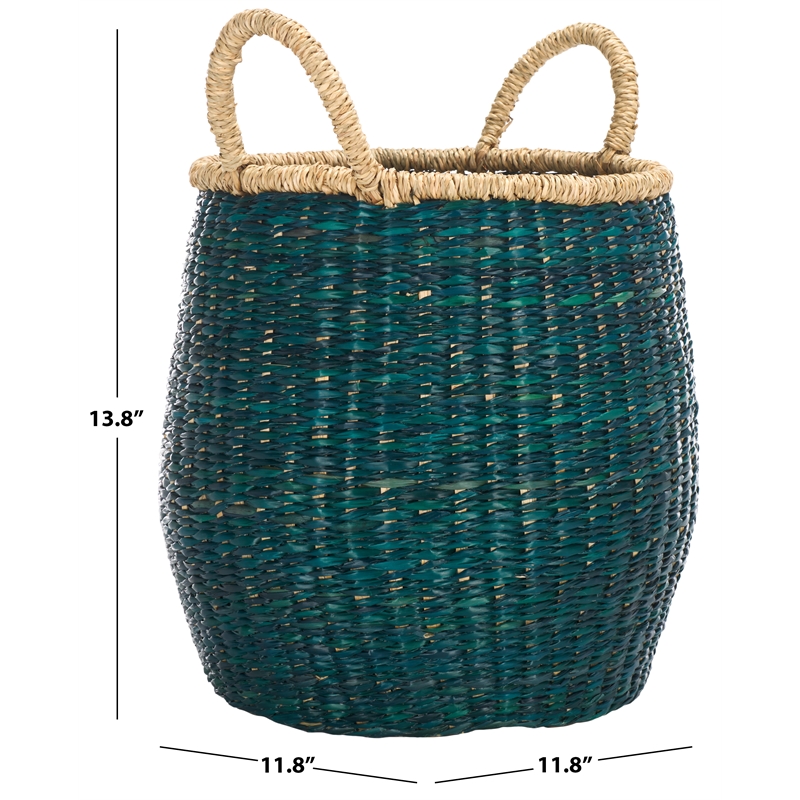 Safavieh Estra Seagrass Baskets in Green