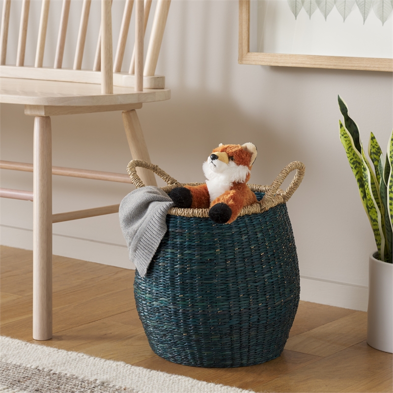 Safavieh Estra Seagrass Baskets in Green