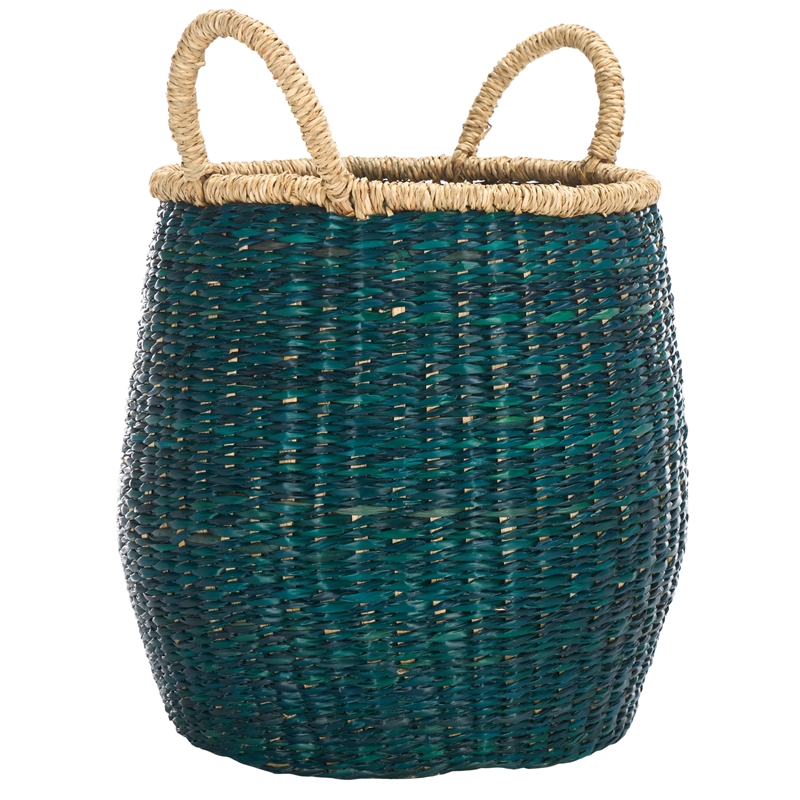 Safavieh Estra Seagrass Baskets in Green