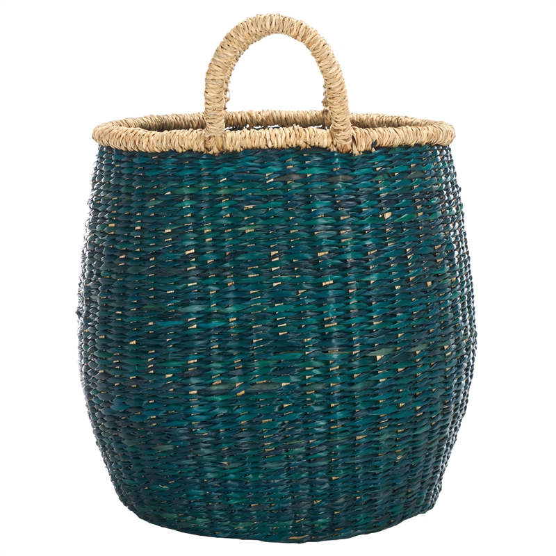Safavieh Estra Seagrass Baskets in Green