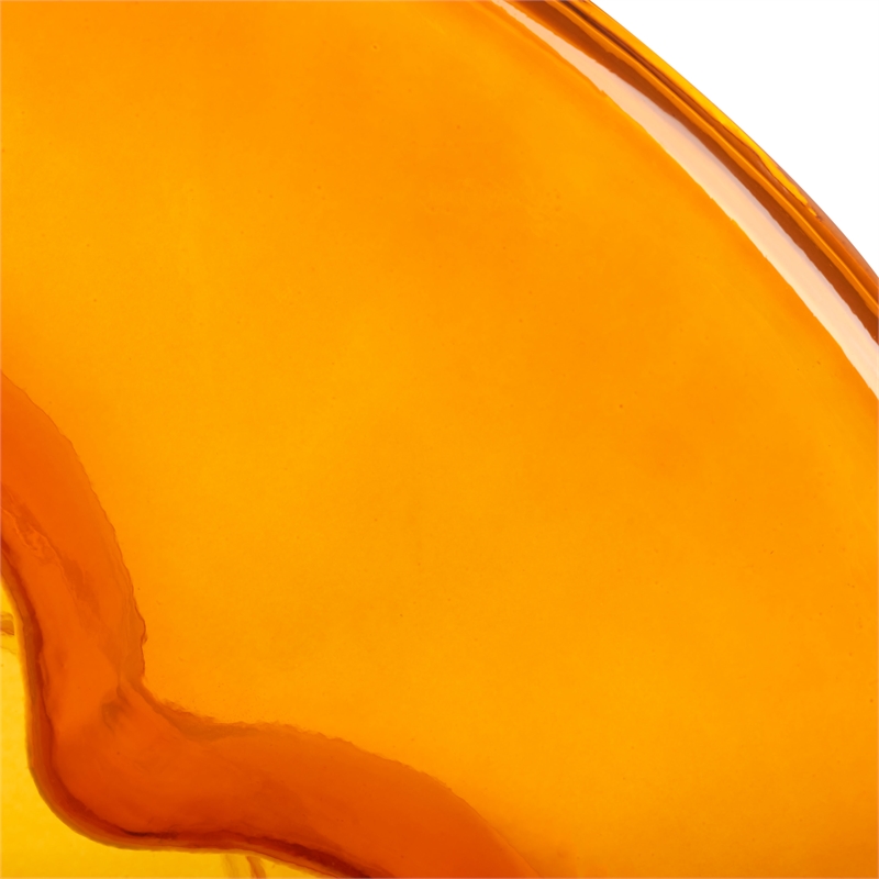 Safavieh Patterson Glass  Coffee Table in Orange