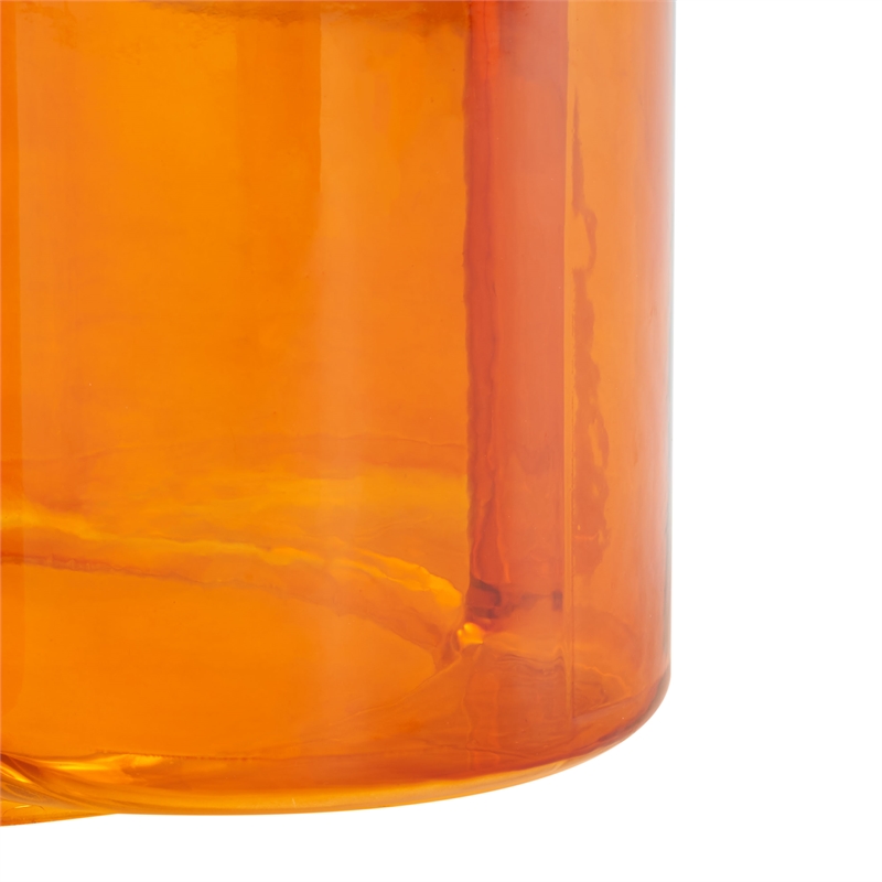 Safavieh Patterson Glass  Coffee Table in Orange