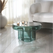 Safavieh Patterson Glass  Coffee Table in Green