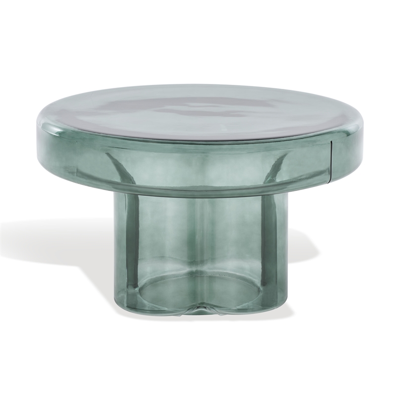 Safavieh Patterson Glass  Coffee Table in Green
