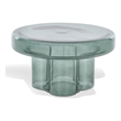 Safavieh Patterson Glass  Coffee Table in Green