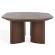 Safavieh Barnard Wood Coffee Table in Walnut