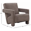 Safavieh Taylor Pine Wood Accent Chair in Brown