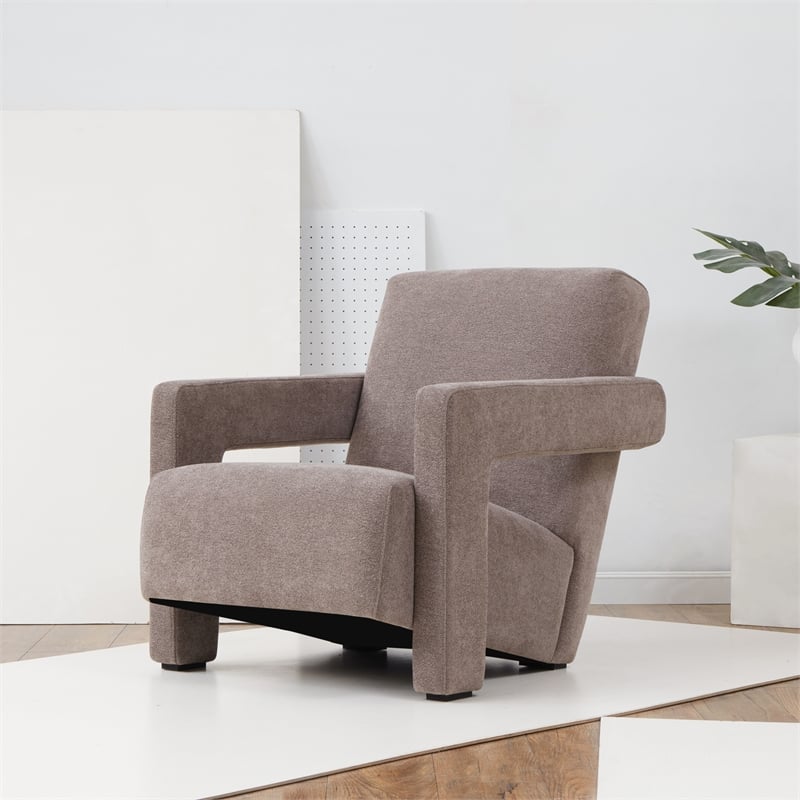 Safavieh Taylor Pine Wood Accent Chair in Brown