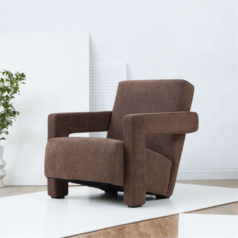 Safavieh Taylor Pine Wood Accent Chair in Brown