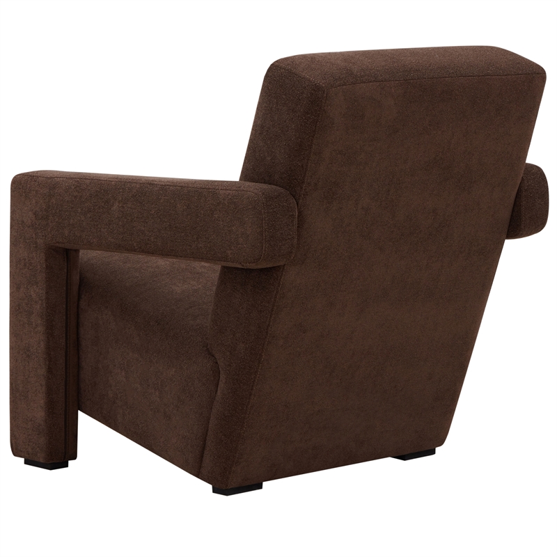 Safavieh Taylor Pine Wood Accent Chair in Brown