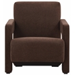 Safavieh Taylor Pine Wood Accent Chair in Brown