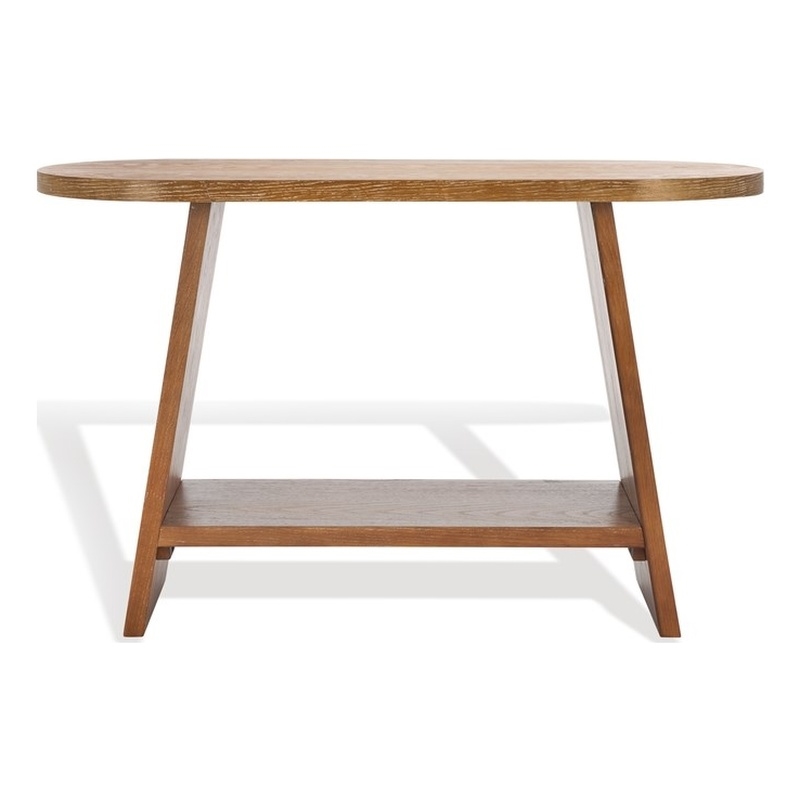 Safavieh Julianna Wood Console Table in Oak