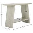 Safavieh Julianna Wood Console Table in White