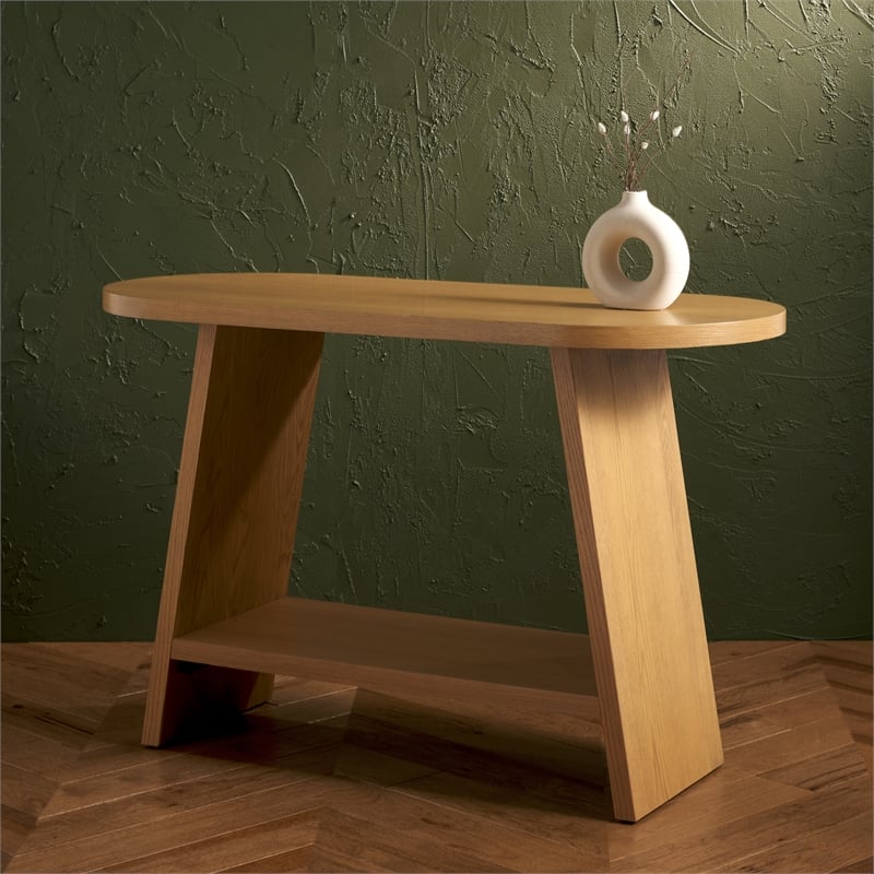 Safavieh Julianna Wood Console Table in Natural