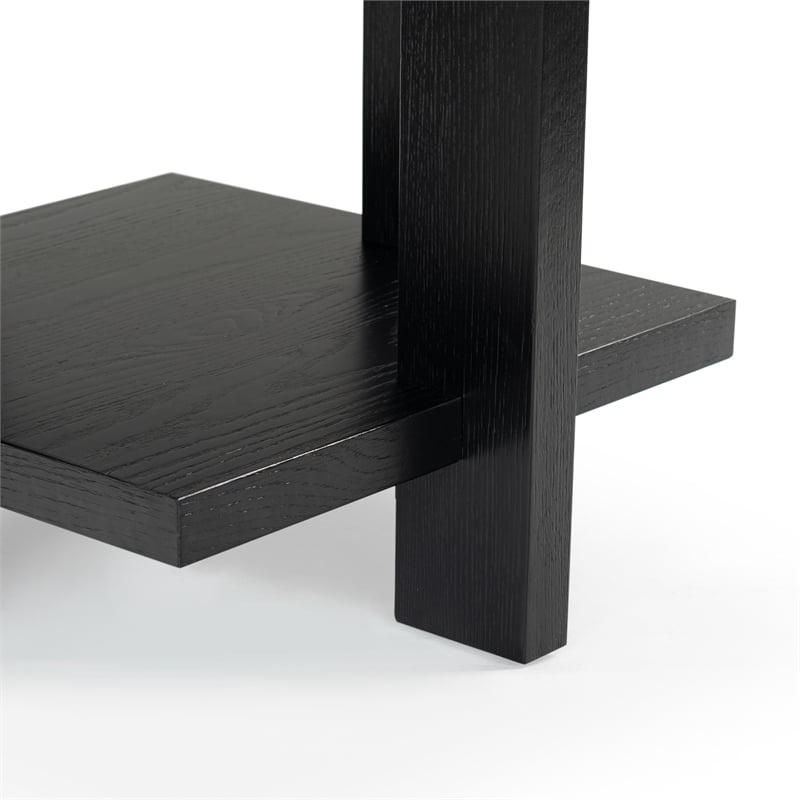 Safavieh Quigley Oak Accent Table in Black