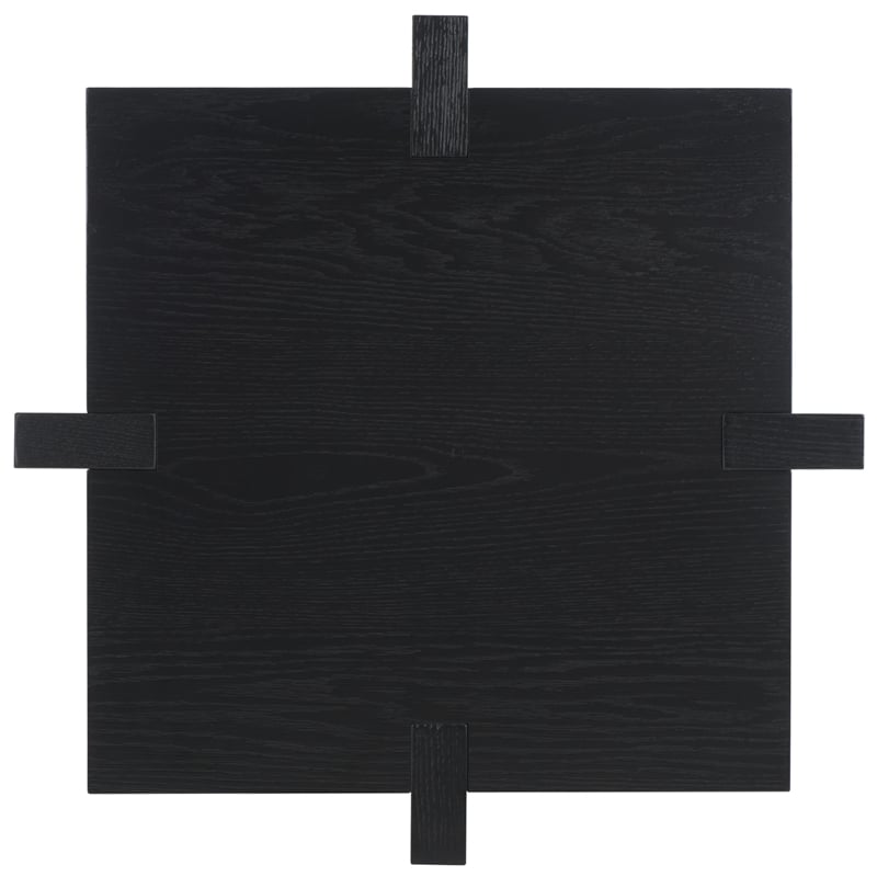 Safavieh Quigley Oak Accent Table in Black