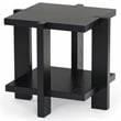 Safavieh Quigley Oak Accent Table in Black