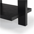 Safavieh Quigley Oak Console Table in Black
