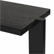 Safavieh Quigley Oak Console Table in Black