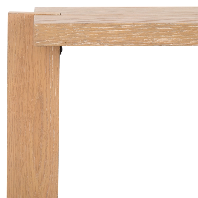 Safavieh Quigley Oak Console Table in Gray