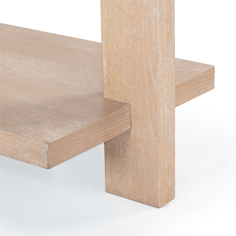 Safavieh Quigley Oak Console Table in Gray