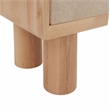 Safavieh Iryna Pine Wood Bench in Tan / Natural