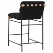 Safavieh Macibella Wood and Iron Counterstool in Black