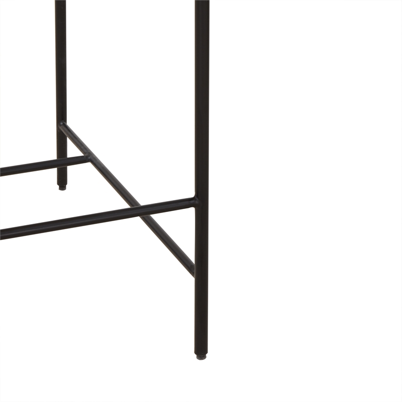 Safavieh Macibella Wood and Iron Counterstool in Black
