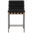 Safavieh Macibella Wood and Iron Counterstool in Black