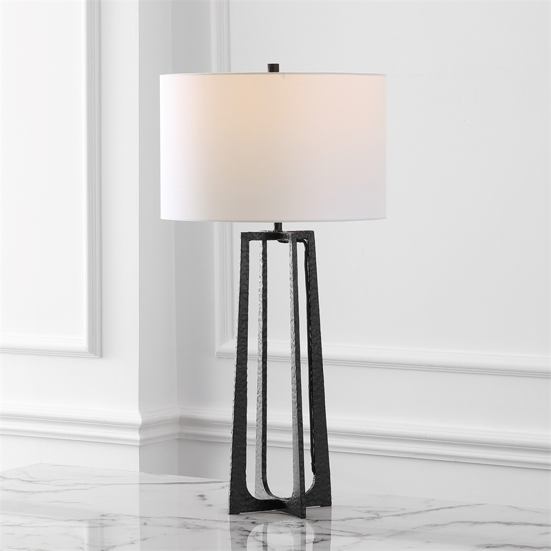 Safavieh Pollyanna Iron Base  Lighting in Black / White