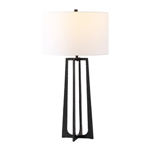 Safavieh Pollyanna Iron Base  Lighting in Black / White