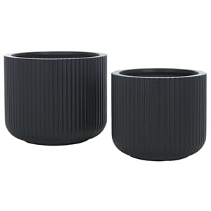 Safavieh Lucca Planters in Black