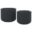 Safavieh Lucca Planters in Black