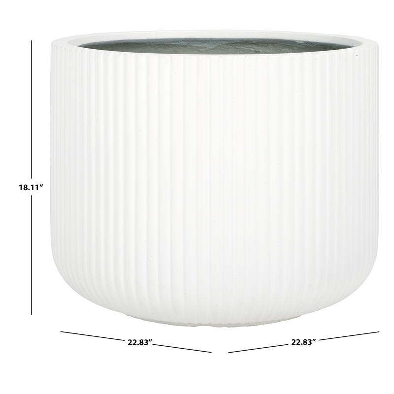 Safavieh Lucca Planters in White