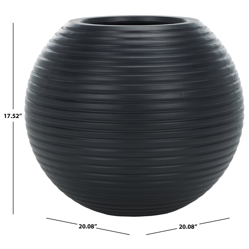 Safavieh Mora Planters in Black