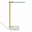 Safavieh Idris Iron  Drink Table in White / Gold