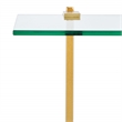 Safavieh Idris Iron  Drink Table in White / Gold
