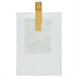 Safavieh Idris Iron  Drink Table in White / Gold
