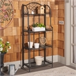 Safavieh Amaris Iron Shelves in Black