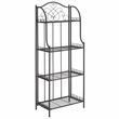 Safavieh Amaris Iron Shelves in Black