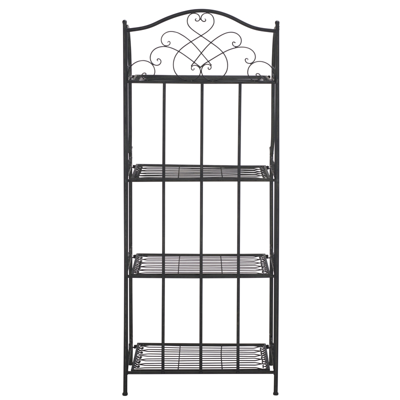Safavieh Amaris Iron Shelves in Black